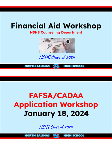 Financial Aid Workshop for Students